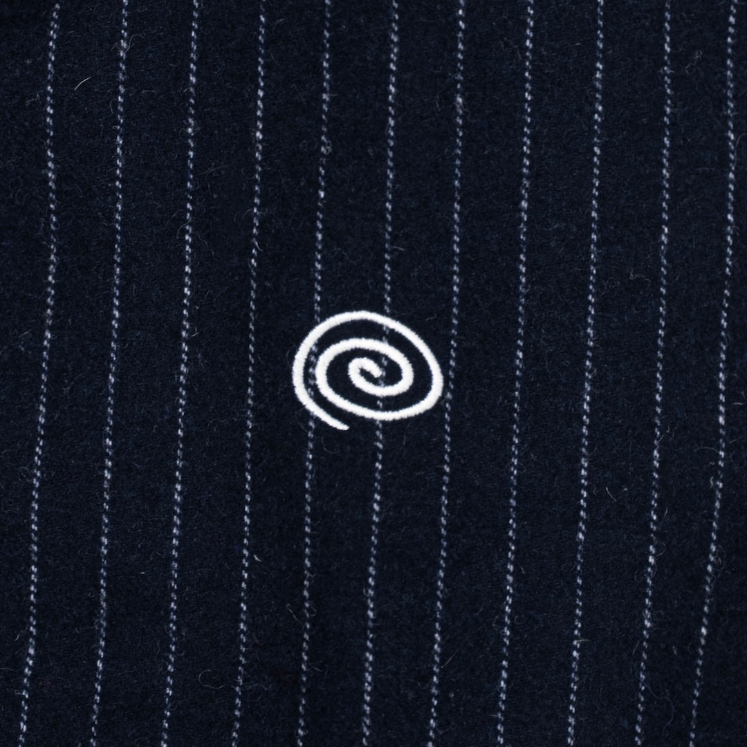 SOL  Pin-Stripe Padded Vest NAVY