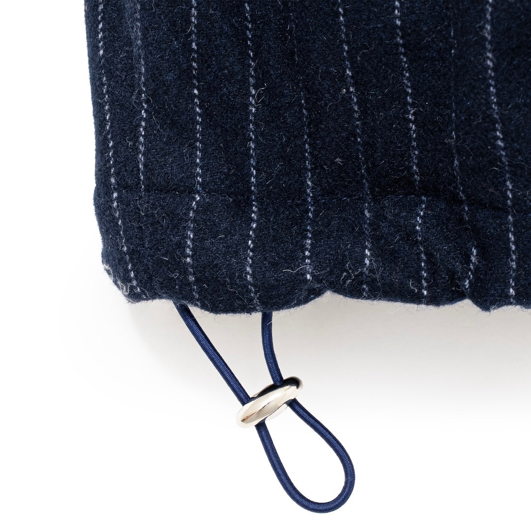 SOL  Pin-Stripe Padded Vest NAVY