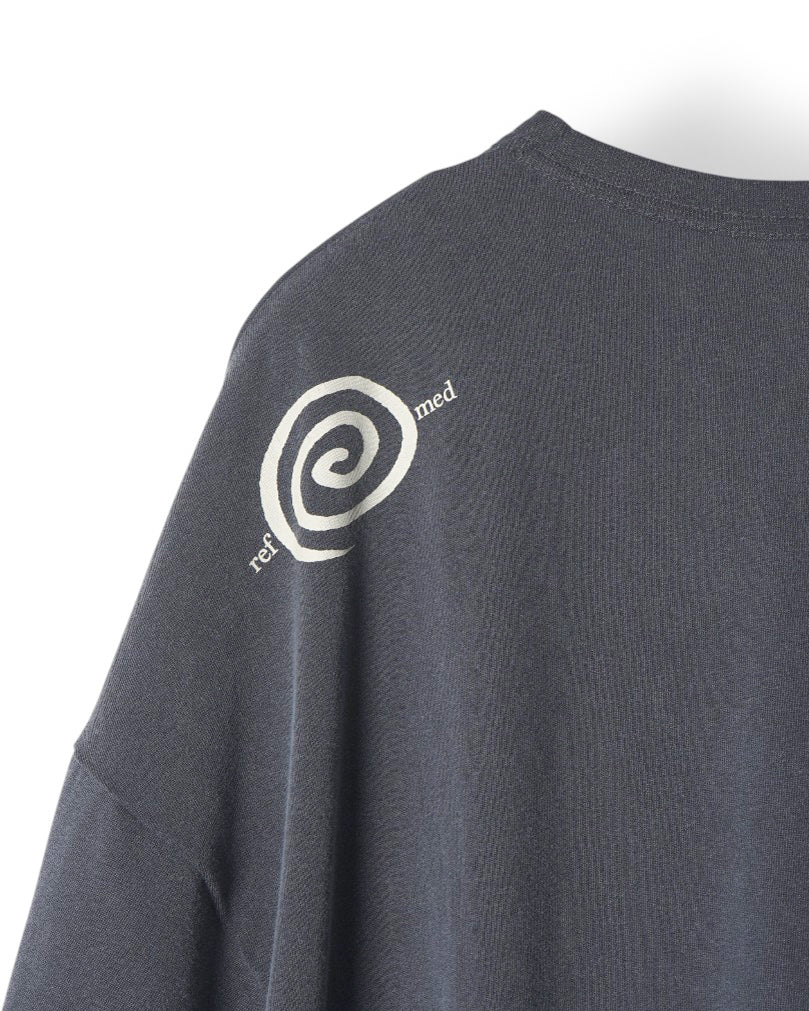 refomed ”GuruGuru”　10WASH TEE charcoal