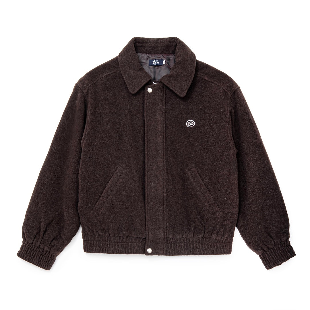 SOL Wool-Blend Stand-Collar Jacket