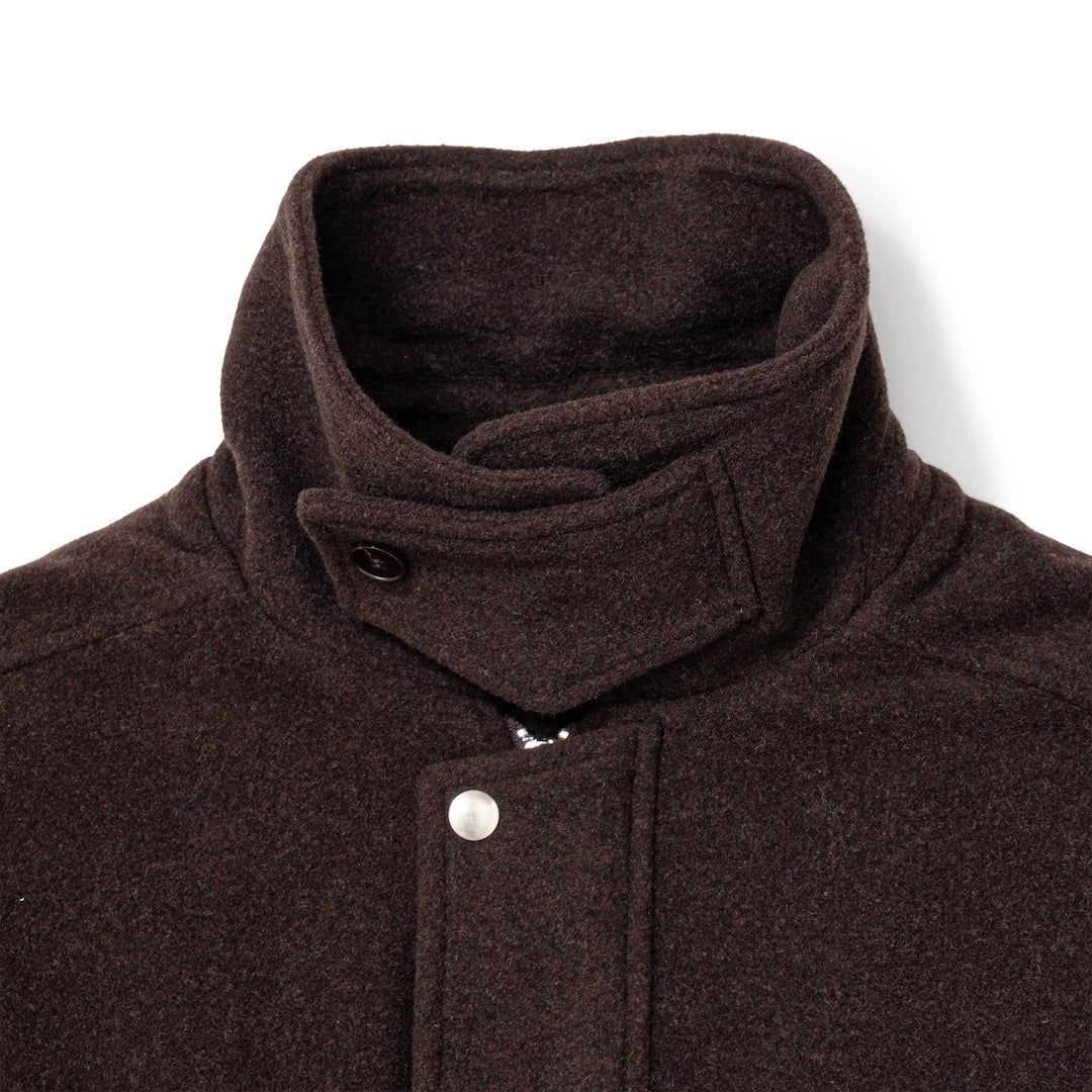SOL Wool-Blend Stand-Collar Jacket