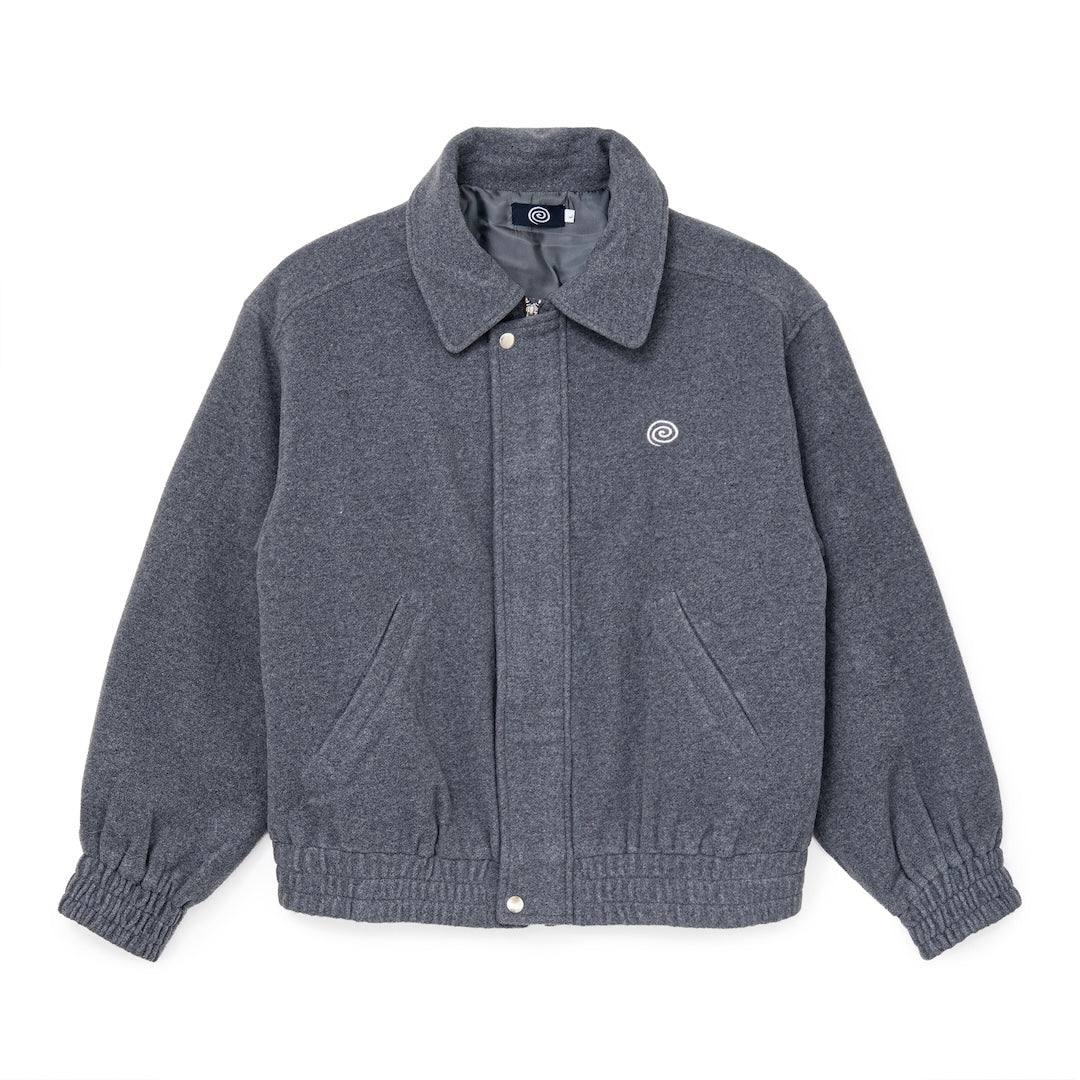 SOL Wool-Blend Stand-Collar Jacket