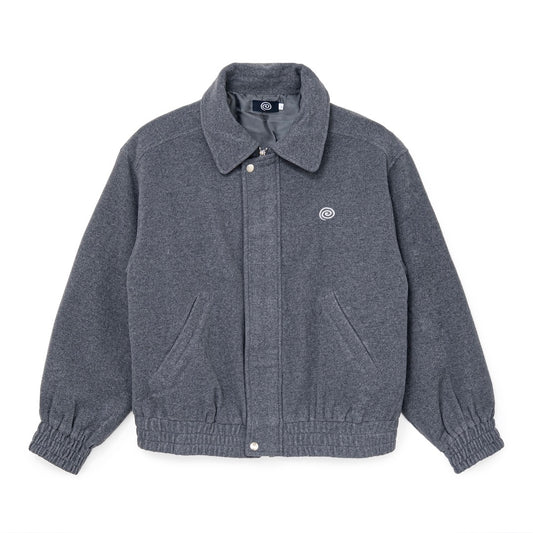 SOL Wool-Blend Stand-Collar Jacket